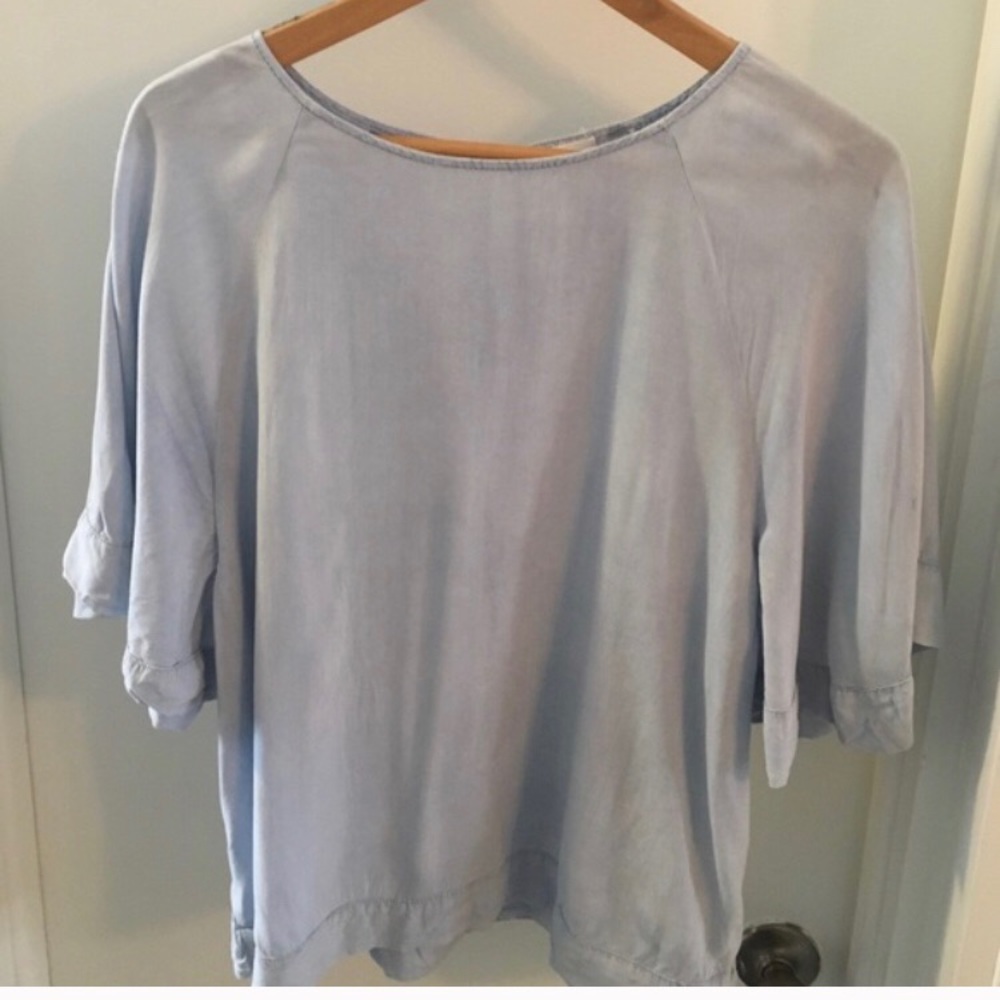 Anthropologie blouse with kimono sleeve